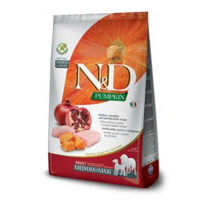 N&D Dog Pumpkin Chicken & Pomegranate Adult Medium and Maxi 12kg Ξηρά τροφή σκύλου