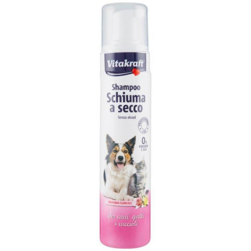 Σαμπουάν ξηρού καθαρισμού (κατάλληλο και για γάτες) 200ml